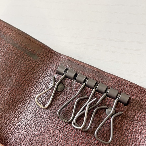 Bottega Veneta brown intrecciato leather key wallet - Picture 8 of 11